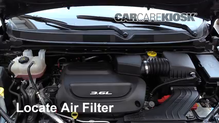 2017 Chrysler Pacifica Touring 3.6L V6 Filtro de aire (motor) Control
